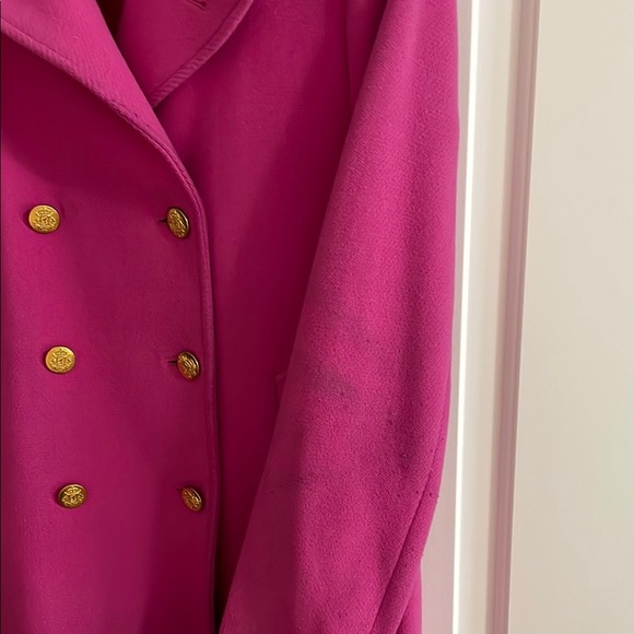 J. Crew Pink Double-Breasted Coat - Picture 5 of 7